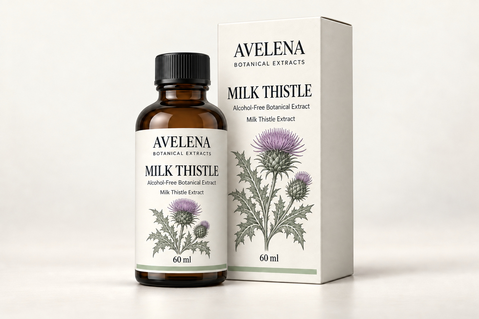 AVELENA Milk Thistle 60 ml botanical extract