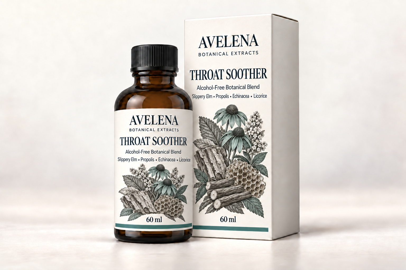 AVELENA Throat Soother 60 ml botanical extract